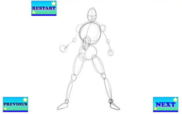 How to Draw Super Heroes android App screenshot 2